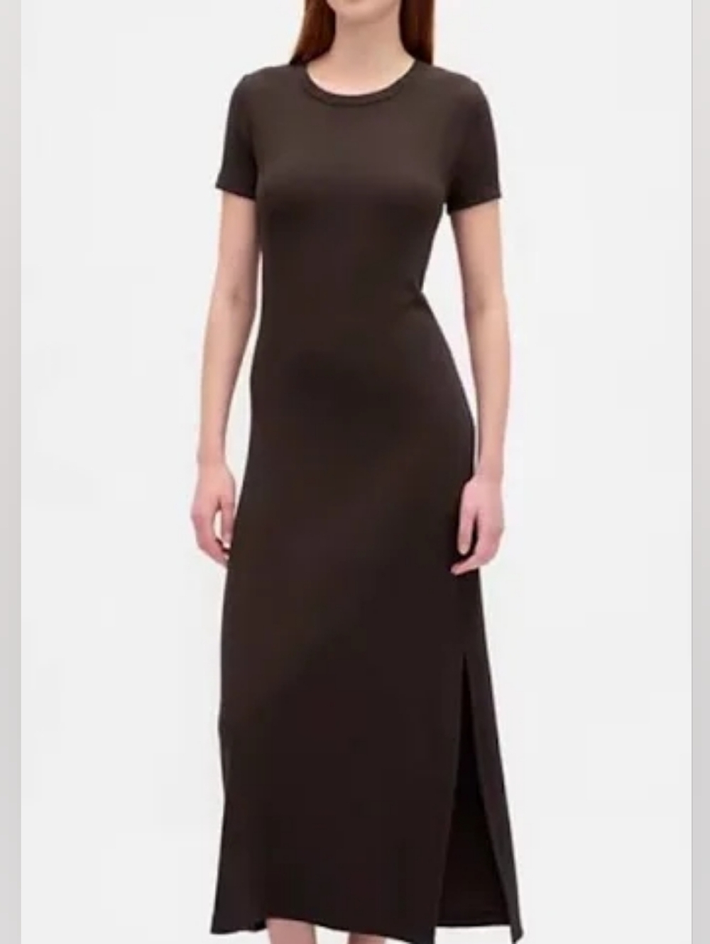 Gap TALL Modern Ribbed Maxi Dress